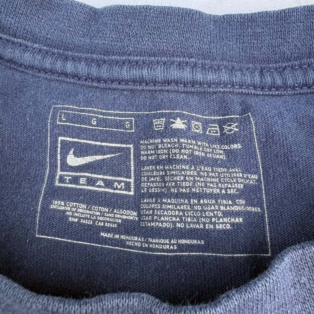 Y2K Nike Team New York Yankees World Series Champions T Shirt Pennant Navy Large - Picture 3 of 7